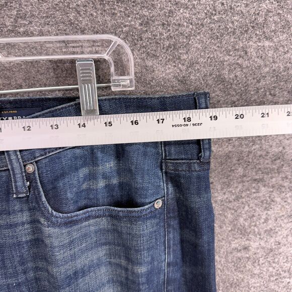 Lucky Brand Jeans Men 38/32 Blue Denim Dark Wash 410 Athletic Slim Mid Rise - Picture 2 of 8